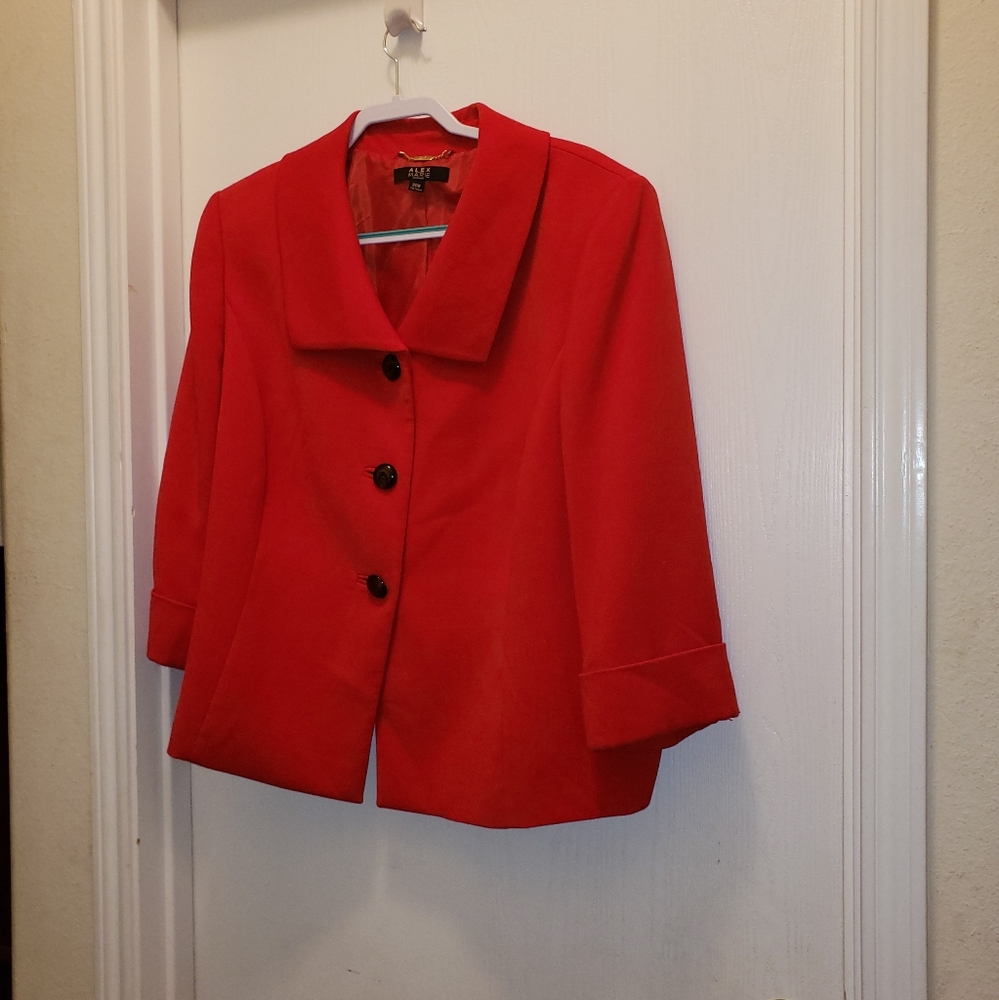 Alex Marie Beautiful Red Jacket